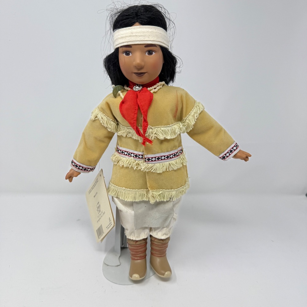 Sandy Dolls Native America Doll Shadow Cougar Apache Brave Collector Doll w/tag